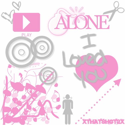 Pink N Gray 2 Myspace Layout