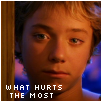 What hurts the most.