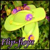 green flipflop