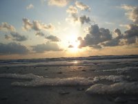 sea foam sunset