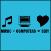 music + computers = sexy