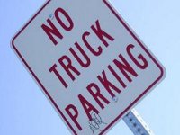 no truck parking