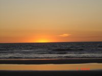 sunset at beach